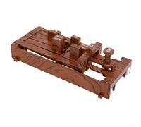 Fafeicy Trainer per Accordi per Chitarra, Strumento di Apprendimento Assistito con Pressa per Accordi Portatile per Principianti (GL612 Trainer per chitarra Colore sequoia)