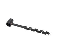 Fafeicy Trapano a Coclea Manuale, Trapano di Sopravvivenza in Acciaio al Carbonio Ad Alta Durezza, Coclea Portatile per Campeggio Selvaggio e Lavorazione del Legno (19-230mm)