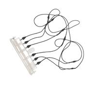 Fafeicy Ugello a Cascata da Giardino RGB, Tenda per Acqua di Piscina a LED in Plastica con Finitura per la Decorazione Spa