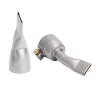 Fafeicy Ugello Piatto in Acciaio Inossidabile per Saldatura 2 Pezzi con Punta Piccola 20mm e Punta Grande 40mm per Saldatrice Ad Aria Calda