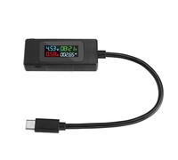 Fafeicy USB C Tester 4 a 30V 6.5A Multimero per Power Bank e Analisi di Ricarica Rapida con Rilevamento QC4.0