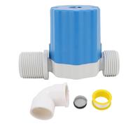 Fafeicy Valvola a Galleggiante Automatico Valvola di Controllo del Livello Dell'acqua Automatico Filetto 1 Pollice in Nylon per il Solare della Piscina per Nuoto D'acqua Senza (Ingresso laterale)