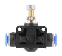 Fafeicy Valvola di Controllo del Flusso d'Aria con Connettore a Innesto Valvola a Sfera 6 mm (1/4 pollice) Confezione da 10 pezzi