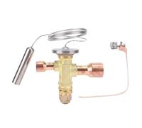 Fafeicy Valvola di Espansione Termostatica di Ingresso 5/8in ODF, Uscita ODF 7/8in HVAC 27KW/7.5TR, per R22 R407C R404A R507 R134A R410A R32 R452B R454B