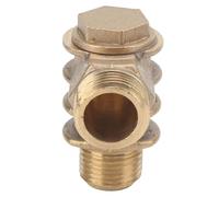 Fafeicy Valvola di Ritegno, Valvola di Ritegno per Compressore d'Aria in Ottone, Filettata a 1 Via per Compressore d'Aria, Dimensioni Filettatura G1/2xG3/4xM10, di Antideflagrante con Resistente