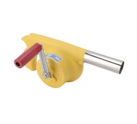 Fafeicy Ventola Grigliata, Venti Forti la Maniglia Disconnessa Aumenta il Fuoco Fuoco, Versatile Grinza a Mano Portatile per Grigliare (YELLOW)