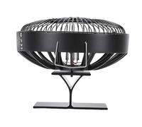 Fafeicy Ventola per Stufa Alimentata a Calore, Ventola per Camino Efficiente in Lega di Alluminio per Combustione a Legna, Intervallo di Temperatura Ottimale 212-482 ° F per Spazi Abitativi