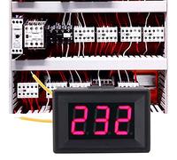 Fafeicy Voltmetro Digitale con Display a LED Pannello Misuratore di Tensione CA 70-380 V, Tester di Tensione, per Test di elettricità di Rete CA 220 V, Monitoraggio della del Generatore 220 e