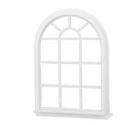 Fafeims 1:12 Finestra delle Bambole in Scala, Telaio con Finestra in Miniatura per Finitura in Miniatura per Mobili per la Casa delle Bambole e Decorazioni per la Casa