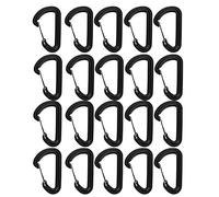 Fafeims 20pcs Arrampicata Arrampicata Chiusura Fibbia 20 kg Multifunzionale Fibbia d moschettone Fermagli Portachiavi Accessorio