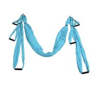Fafeims Accessori per Altalena, Kit Amaca Yoga Regolabile in Cotone Poliestere per Allenamento di flessibilità Fitness in Palestra Domestica (Lago Blu (WOOF: circa 101,6 cm/40 pollici))