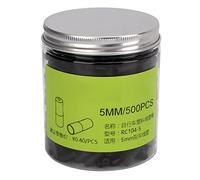 Fafeims Alloggiamento del Cavo Freno per Bici in Plastica in Plastica Alta 500 Pezzi per Cavo Freno da 5 Mm, Bordi Lucidi, Perfetti per Motociclisti, Pacchetto di qualità di 500