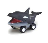 Fafeims Auto per Giocattoli per Animali Oceanici, Veicolo Alimentato Ad Attrito, Modello di Creatura Marina Subacquea per il Bagno per Bambini e Gioco in Spiaggia (Orca)