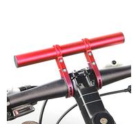 Fafeims Bicycle Grodbar Extender SOLT Legge Legge Lega di ALLUMINO per LA LAMPAGNO POCCHIO di NABILO per Attrezzatura di CICLING Rosso (Borsa a Doppio Rack (20 m))