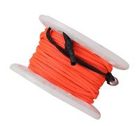 Fafeims Bobina Rullo Rotolo Arancione con Clip in Acciaio Inossidabile, Bobina di Plastica Leggera -Voto per Immersioni del Relitto (Ruota Bianca)