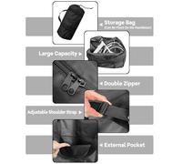 Fafeims Borsa da Bici Pieghevole Portatile Custodia Protettiva da Trasporto per Bicicletta con Tasca Esterna per Mountain Bike per il Trasporto su Treni, Metropolitane - 29,5*15,7*25,6 Pollici/Tipo