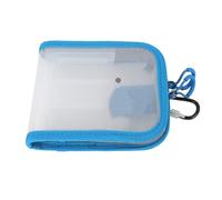 Fafeims Box Ad Esca da Pesca, Organizzatore di Attrezzatura con 6 Scomparti e Vista Chiara, Esca con Cerniera Doppia Portatile per la Pesca per Esterni in Kayak (Blue)