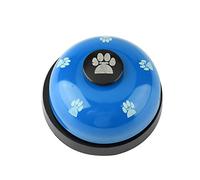 Fafeims Campanello per Cani, Campanello da Addestramento in Ferro per Cani e Gatti, Giocattolo Interattivo con 5 Opzioni di Colore per Addestramento All'obbedienza e Tempo di Gioco (Blue)