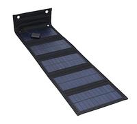 Fafeims Caricatore del Pannello Solare da 15W Portatile con un Alto Tasso di Conversione, Ampia compatibilità, Superficie di Stoffa Oxford Duratura, per il Campeggio di Zaino in Spalla