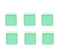 Fafeims Cubi Vuoti Fai -da -te su 6 Pagine Non Finite per le Lezioni di Puzzle, 6 Cubi di Plastica per la Stagione Familiare (GREEN)