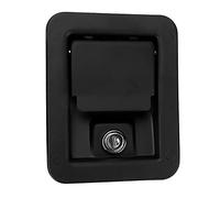 Fafeims Design a Prova d'impatto, Finitura di Ossidazione Anodica Nera, Blocco della Porta del Rimorchio di Costruzione in Acciaio Inossidabile Premium, Fermo della Serratura dell'ingresso per,