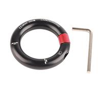 Fafeims di Richiamo Staccabile del Connettore di Apertura di 12 Mm del Connettore di Arrampicata per la Roccia per Arborocchi L'arrampicata ISO9001 EN362: 2004m in Lega di Alluminio (BLACK)