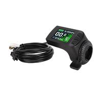 Fafeims Display per Ciclismo sullo Schermo a Colori, compatibilità Multi-Tensione, Design Ergonomico con Display del Misuratore di Bici Elettrico Connettore SM per Progetti di Conversione Elettrica