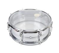 Fafeims Drum del Rullante in Acciaio in Lega da 14.6in per Tamburo di Starter Entry-level per Principianti con 8 Alette di Accordatura Drumsticks Drumsticks Chiave