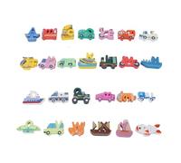 Fafeims Entrati 3D ABC PEG, Gioco di Corrispondenza del Puzzle Alfabeto per Traffico per Toddlers Educational Tool