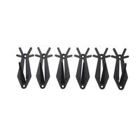 Fafeims Gancio per Teschio con Montatura Europea, Supporto da Parete con Corna di Ferro Resistente con capacità di 40 Libbre per Esposizione di Tassidermia di Cervi Cinghiali