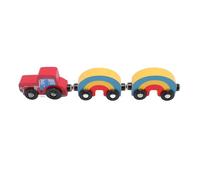 Fafeims Giocattoli per Binari di Legno Creativo per il Giocattolo Educativo per la Compatibile di Thomas Game Time 3 PC Maple Wood