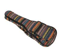 Fafeims Guardian Strumento di Alta Classe, Design di Tracolla Etnica, Mix Abbina Nuove Estetiche con Strisce Abbaglianti, Borsa Ukulele, per un Multi Compatibile