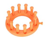 Fafeims Kit Telaio per Maglieria Rotondo in Plastica Piccolo per Bambini, Macchina Semplice per il Divertimento della Tessitura Fai-da-te per Uso Domestico dei Bambini