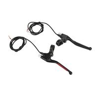 Fafeims Leva Freno in Bicicletta in Alluminio Impermeabile con Semplice Installazione, Resistenza Alla Corda della Cinghia del Freno per Biciclette Elettriche Scooter, Kit a Leva da 2 Pc