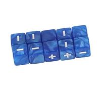 Fafeims Matematica Business Cubi Incisi per lo Sviluppo Dell'intelligenza Nelle Lezioni Infantili - 20pc più Meno per Matematica (BLUE)