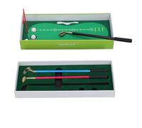 Fafeims Mini Set di Penne da Golf Desktop, Materiali Durevoli Premium, Set Completo per Intrattenimento Infinito, Gioco da Scrivania Divertente per Amanti del Golf, Sollievo Dallo Stress e (GREEN)