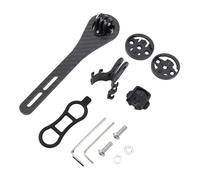 Fafeims Montaggio del Computer da Bici, Supporto da Manubrio Anteriore con 4 Basi Adattatrici per Bryton, Supporto per Fotocamera Leggera Multiple per Il Ciclismo su Strada