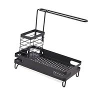 Fafeims Organizzatore per Lavello da Elegante Scolapiatti in Spugna Installazione Facile Scaffale da Appoggio Strumento per la Promozione Dell'igiene per L'arredamento Ordinato della, Acciaio Al