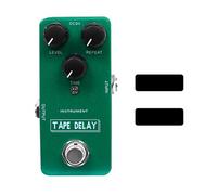 Fafeims Pedale per Chitarra, Pedale per Effetti di Ritardo Digitale con Distorsione a Nastro Analogico Interamente in Metallo con True Bypass per Chitarristi Elettrici