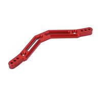 Fafeims Piatto Posteriore in Alluminio Amplificatore di Potenza Forte per ARRMA 1/10 RC Auto, Applicabile per, Big Rock, Typhoon, Senton 3S 1/10 Brushless e Righe Righe Remote Control Vehicle (Rosso)