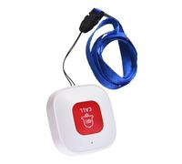 Fafeims Pulsante di Chiamata Operatore Sanitario, 1 Pulsante di Chiamata Impermeabile, di Allarme per Anziani, Pazienti, Disabili (1PCS)