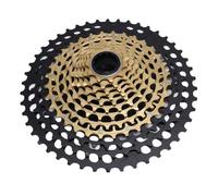 Fafeims Ruota Libera a 12 velocità, Design Cavo, Gamma 10-46T, Ingranaggi da Arrampicata Lavorati a CNC, Facile Manutenzione e Trasmissione di Potenza efficiente. (Oro)