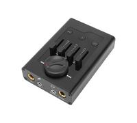 Fafeims Scheda Audio Dal Vivo, Mixer Portatile con 4 Effetti Sonori con funzionalità di Loopback per la Registrazione in Streaming Live Podcasting (BLACK)
