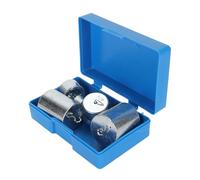 Fafeims Set di Pesi con Doppio Gancio Pesi Durevoli in Acciaio Cromato per Lavori di Laboratorio di Fisica Generale con, Set da 7 Pezzi per Scienziati e Studenti