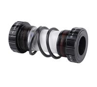 Fafeims Staffa Inferiore in Bici 68-73 Mm Larghezza Guscio da 24 Mm in Lega in Lega di Alluminio Design Filettato con Cuscinetti Lisci per Bici Ibride di Mountain Road