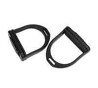 Fafeims Staffe per Il Cuscinetto in Gomma Antiscivolo in Plastica Resistente Allevia la Tensione per i Cavalieri 2 Pezzi (S)