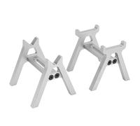 Fafeims Stand Lavoro per Auto RC, Supporto per Display Regolabile in Lega di Alluminio per 1/24 1/18 Manutenzione E SHOWCAS RC Cars (Silver)