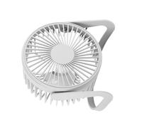 Fafeims Strong Wind Power Small Fan USB Bureau Mini Mini Table per Des Office House for the Interior House (WHITE)