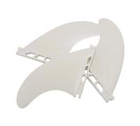 Fafeims Surfboard -Fins -Set Robusto PVC per Longboard Shortboard Stand Up Paddle Boord, Set Stabile a 3 Pinne, Prestazioni di Navigazione Estesa per i Surfisti di Tutti i Livelli (WHITE)