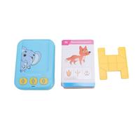 Fafeims Talking Flash Cards Learning Machine, Lettore Interattivo di Carte Inglesi con 55 Flashcard e Progettazione di Sound Book per i Bambini in età Prescolare